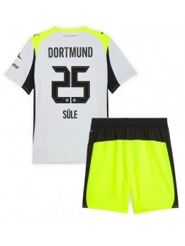 Borussia Dortmund Niklas Sule #25 Replika Borta Kläder Barn 2025-26 Kortärmad (+ byxor)
